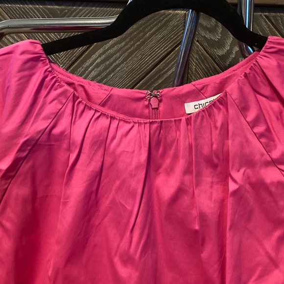 Chico's bahamian Pink short Dress with balloon sleeves, NWT - Picture 4 of 9
